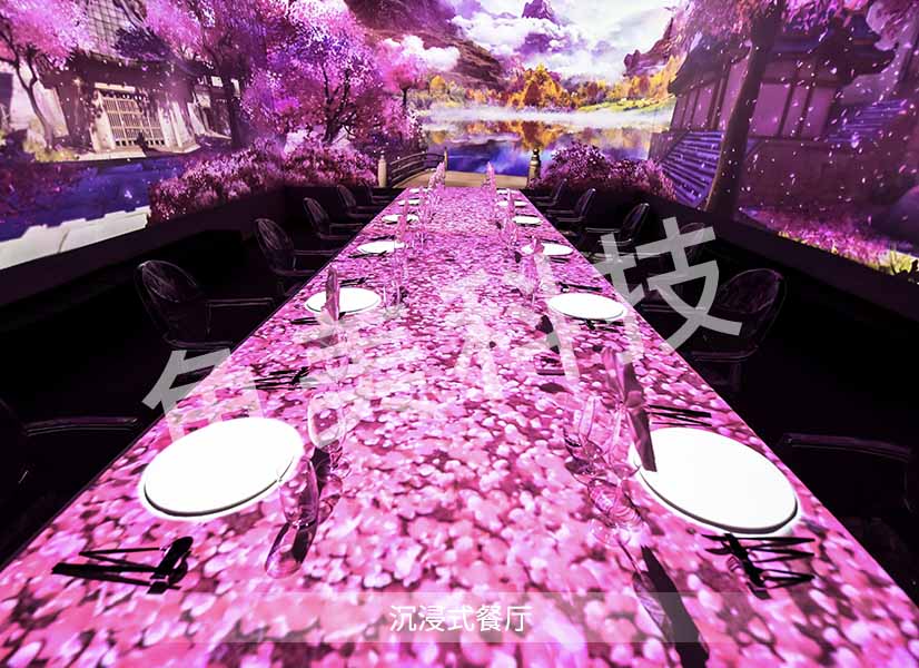 沉浸式餐厅投影