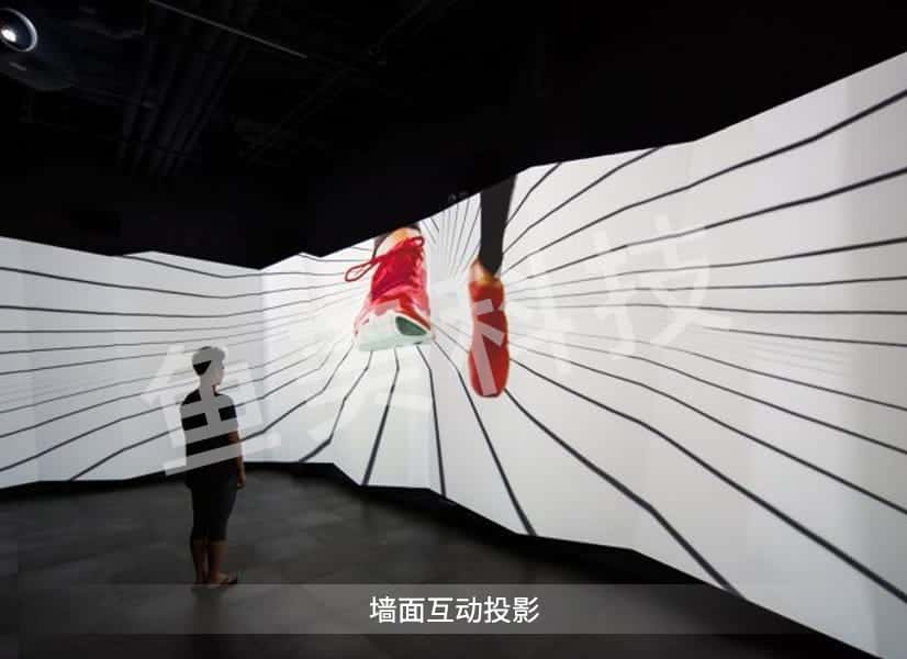 墙面互动投影
